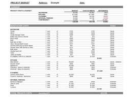 Home Renovation Budget Template Excel Free Potpot Info