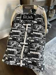 Baby Car Seat Covers Raiders Football