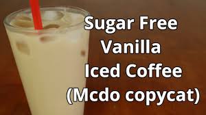 sugar free french vanilla iced coffee