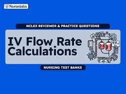 Iv Flow Rate Calculation Reviewer