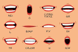 cartoon mouth lip sync png transpa