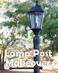 Lamp Post With This Easy Makeover