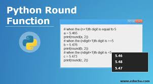 python round function using practical