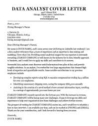 Cover Letter Sample For Statistical Analyst Master Thesis