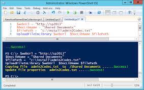 a file to sharepoint by powers