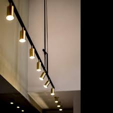 2020 Nordic Light Luxury Brass Copper Track Spotlights Led Ceiling Lamp Living Room Walls Aisle Bar Gu10 85 265v Gold Lamps From Lightx 58 79 Dhgate Com