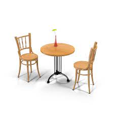 Over 200 angles available for each 3d object, rotate and download. Cafe Table And Chairs Png Images Psds For Download Pixelsquid S105203058