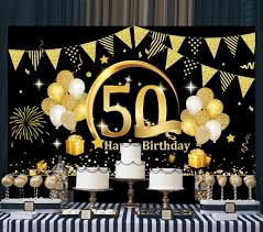 happy 50th birthday party decoration