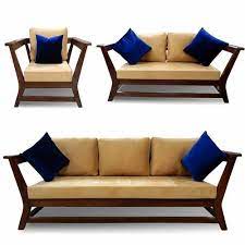 brown thakat sofa set fabric