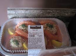 My kiddos loved the salmon! Costco Salmon Stuffing Recipe Crab Stuffed Salmon Primal Palate Paleo Recipes As Is My Advice For Cooking Or Baking Anything Your Recipe Is Only As Good As Your Ingredients Wedding Dresses