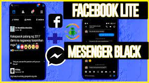 Cover image of download facebook apk. Facebook Lite Black Messenger Black Lite Con Video Llamada