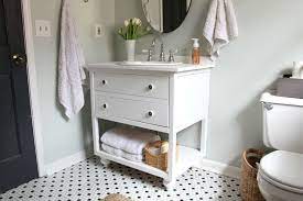 Now we have a his and hers side! 13 Diy Bathroom Vanity Plans You Can Build Today