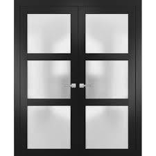 Double French Door Lucia2552dd Blk