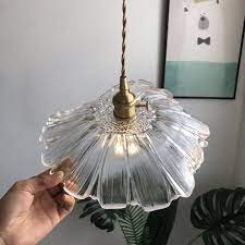Lotus Glass Pendant Lights Glass