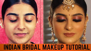 how to do indian bridal makeup in