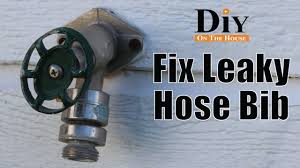 repair an outside faucet leak