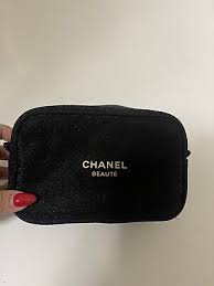 chanel beaute cosmetic makeup bag pouch