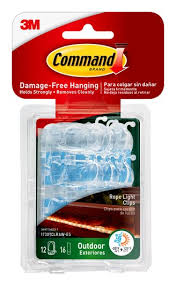 Command Outdoor Rope Light Clips