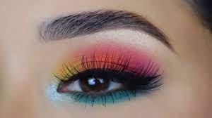 easy colorful eyeshadows step by step