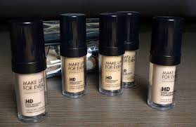 makeup forever hd foundation review