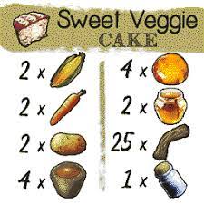 sweet veggie cake recipe canvas ark