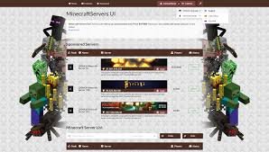 Get information about minecraft servers quickly. Ultimate Minecraft Server List By Dannyme Codester