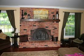 White Washed Brick Fireplace Tutorial