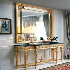 Mega Prime Console Table With Mirror At