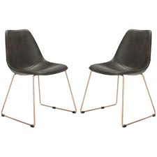 Shop for mid century modern chairs at crate and barrel. Set Of 2 Dorian Mid Century Modern Leather Dining Chairs Safavieh Target