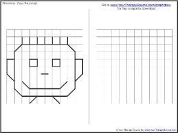 Graph Paper Drawings Freebie Your Therapy Source