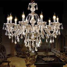 Crystal Ceiling Lights Cognac Luxury