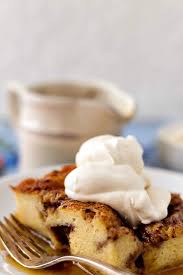 moravian sugar cake bread pudding you