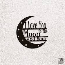 Zuri I Love To The Moon And Back Metal