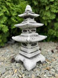 Concrete Pagoda Japan Decor Chinese