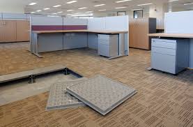 mfs access floor system office by