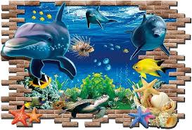 Ocean Wall Stickers 3d Under The Sea