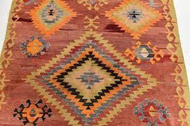 vine turkish kilim rug in wool for