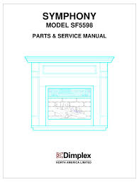 Dimplex Symphony Sf5598 Parts Service