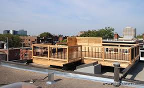 Rooftop Terrace On Steel Beams Durieux