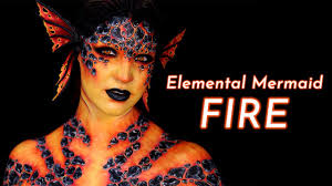 fire element makeup tutorial diy