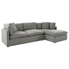 Neapolis Gray Corner Sofa W Right