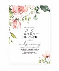 Blush Baby Shower Invitation Template By Littlesizzle