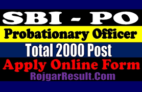 The state bank of india released the sbi po 2019 notification on april 1, 2019. Sbi State Bank Po Result 2021 2000 Post