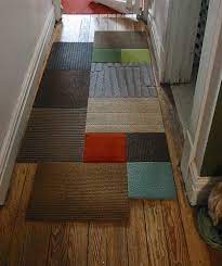 diy patchwork rug make