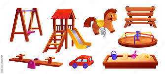 Playground Vector Park Game Cartoon