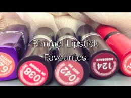 Rimmel Lipstick Favourites