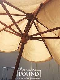 Tablecloth As Patio Umbrella Cover