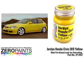 Jordan Honda Civic Ek9 Yellow Paint