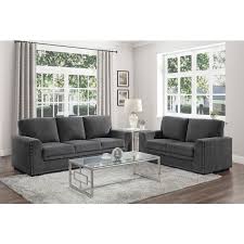 Morelia Living Room Set Charcoal