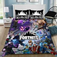 fortnite gamer with logo bedding set